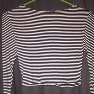 Forever 21 Tops - Forever 21 black and white striped top Forever 21 Tops - Forever 21 black and white striped top